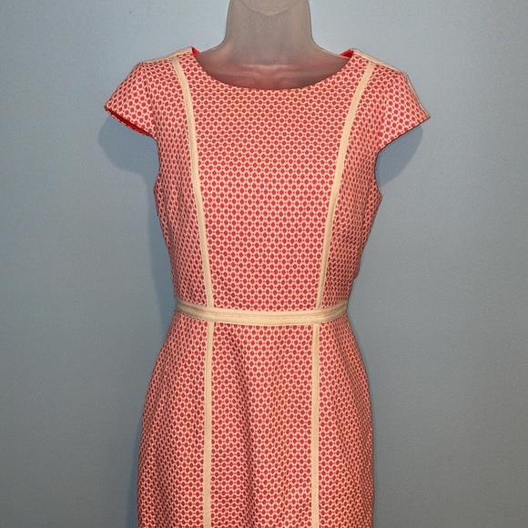 Adrianna Papell Patterned Sheath Midi Dress - Picture 4 of 16